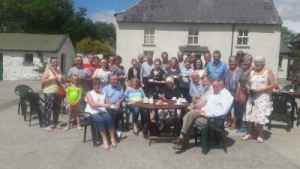 Kennedys pictured at Kennedy Homestead, Dunganstown, New Ross, Co. Wexford